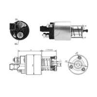 Magnetswitch, startmotor, bmw