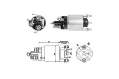 Magnetswitch, startmotor, mercedes-benz