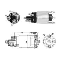 Magnetswitch, startmotor, mercedes-benz