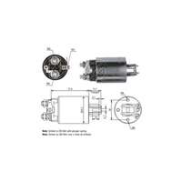 Magnetswitch, startmotor