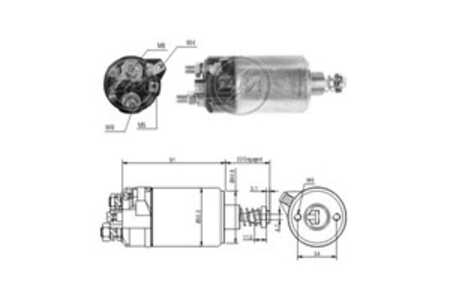 Magnetswitch, startmotor, porsche 944, 944 cabriolet, 968, 968 cabriolet