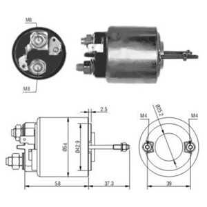 Magnetswitch, startmotor, peugeot,renault, 5802-72*, 5802A4*, 5802-K7*, 5802S1*, 77 00 764 429*, 77 01 381 644*, 77 01 499 246*