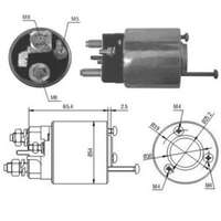 Magnetswitch, startmotor