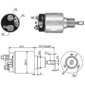 Magnetswitch, startmotor, citroën,fiat,lancia,peugeot, 96035034*, 96092384*, 96102058*, 9619310280*