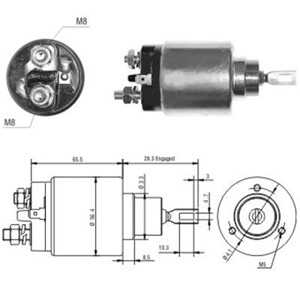 Magnetswitch, startmotor, renault,volvo, 00 00 434 120*, 3412455*, 3430012*, 35601764*, 5836 67, 77 00 102 800*, 77 00 106 426*