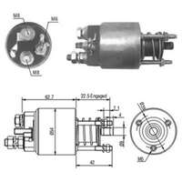 Magnetswitch, startmotor