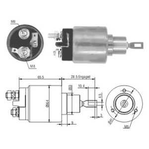 Magnetswitch, startmotor, vw transporter t4 buss, transporter t4 flak/chassi, transporter t4 skåp, 021911287, 02B 911 023 AX*, 