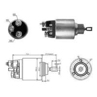 Magnetswitch, startmotor