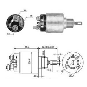 Magnetswitch, startmotor, porsche 911, 911 cabriolet, 911 targa, 03G 911 287 G, 911 604 102 01*, 964 604 104 00*, 965 604 104 0