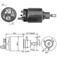 Magnetswitch, startmotor