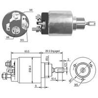 Magnetswitch, startmotor