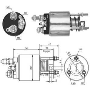 Magnetswitch, startmotor, fiat brava, bravo i, fiorino, marea, marea weekend, punto, punto cabriolet, uno, lancia a 112, 994690