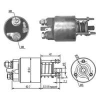 Magnetswitch, startmotor