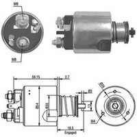 Magnetswitch, startmotor