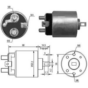 Magnetswitch, startmotor, opel astra f, astra f halvkombi, astra f kombi, vectra b, vectra b halvkombi, vectra b kombi, 0120215