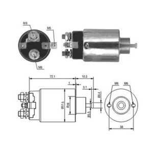 Magnetswitch, startmotor, chevrolet,daewoo,jeep, 33002 709, 56027317, 56041 012*, 56041 014, 56041014AB, M001T74287ZC*, M1T7428