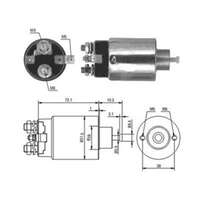 Magnetswitch, startmotor