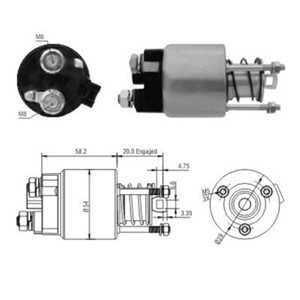 Magnetswitch, startmotor, toyota, 28100-0B010*, 28100-0B020*, 28100-0G010*, 28100-0G020*