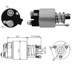 Magnetswitch, startmotor, toyota avensis, avensis kombi, avensis sedan, corolla, corolla kombi, corolla verso, mr2 iii, 28100-0