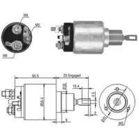 Magnetswitch, startmotor