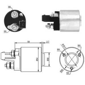 Magnetswitch, startmotor, audi,seat,skoda,vw, 020 911 023 B*, 020 911 023 P*, 020 911 023 RX*, 020 911 024 A*, 020 911 024 C*, 