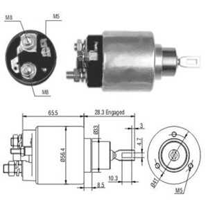 Magnetswitch, startmotor, jeep cherokee, wrangler i, 1516807R*