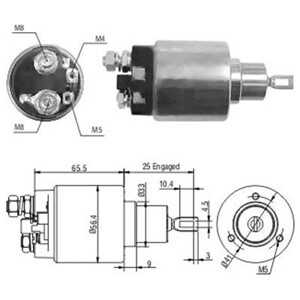 Magnetswitch, startmotor, daewoo,ssangyong,vw, 001 152 42 10, 004 151 69 01*, 005 151 06 01*, 005 151 46 01*, 069 911 023 G*, 1