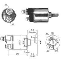 Magnetswitch, startmotor