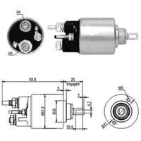 Magnetswitch, startmotor