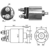 Magnetswitch, startmotor