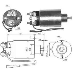 Magnetswitch, startmotor, hyundai,kia,mitsubishi,proton, M371X61371, M3T41285*, MD611378, SB613