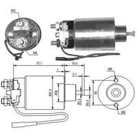 Magnetswitch, startmotor