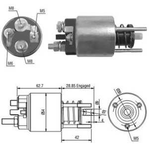 Magnetswitch, startmotor, bmw 3 [e30, e36], 3 touring [e30, e36], 5 [e28, e34, e39], 5 touring [e34, e39], 7 [e38], vauxhall om