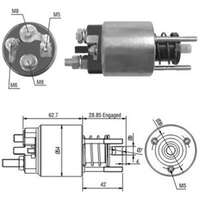 Magnetswitch, startmotor