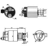 Magnetswitch, startmotor