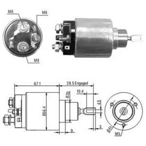 Magnetswitch, startmotor, opel, 90487704, 90512189*, 90518627*