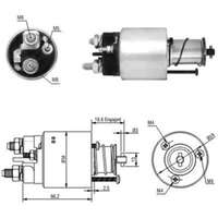 Magnetswitch, startmotor