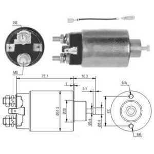 Magnetswitch, startmotor, hyundai,mitsubishi,proton, E356-18-X10, M0T70381*, M1T70481*, M1T70483*, M1T73381*, M1T73383*, M2T400