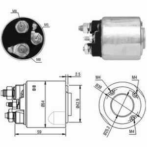 Magnetswitch, startmotor, dacia,nissan,renault, 2330000Q0H, 23300-00QAY, 77 00 864 608, 7701499651*, 8200369521