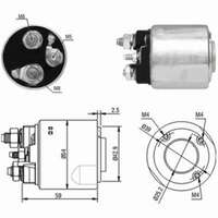 Magnetswitch, startmotor