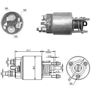 Magnetswitch, startmotor, fiat brava, bravo i, marea, marea weekend, palio, palio weekend, seicento / 600, 46231531*, 46231541*