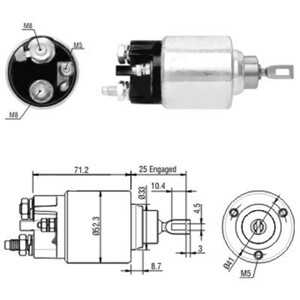 Magnetswitch, startmotor, citroën,fiat,peugeot,volvo, 5802 Q7*, 5802 Q7, 5802M9*, 5802M9, 583669, 96087193*, 96093132*, 9609313