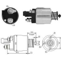 Magnetswitch, startmotor