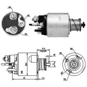 Magnetswitch, startmotor, dacia,renault, 23300-00Q0F, 23300-00QA0, 82 00 306 595, 82 00 399 594, 82 00 584 675, 8200306595, 820