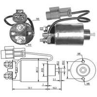 Magnetswitch, startmotor