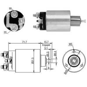 Magnetswitch, startmotor, daewoo espero, kalos sedan, lanos, lanos sedan, nexia, nexia sedan, nubira, nubira sedan, nubira wago