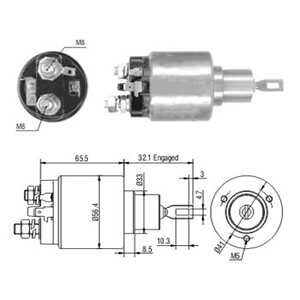 Magnetswitch, startmotor, audi 100 c3 sedan, 100 c4 avant, 80 b3 sedan, 80 b4 avant, 80 b4 sedan, coupe b3