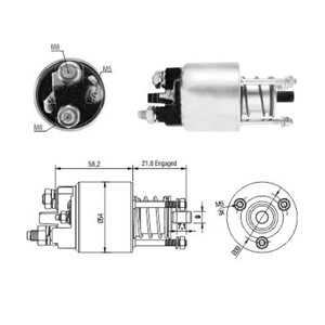 Magnetswitch, startmotor, citroën,fiat,peugeot,toyota