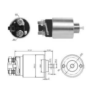 Magnetswitch, startmotor, hyundai,kia, 361100-2B200*, M000T32572*, M0T32572*, MO00T32572*, MOT32572*