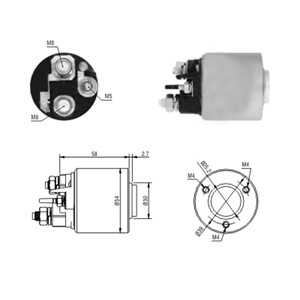 Magnetswitch, startmotor, citroën,fiat,peugeot